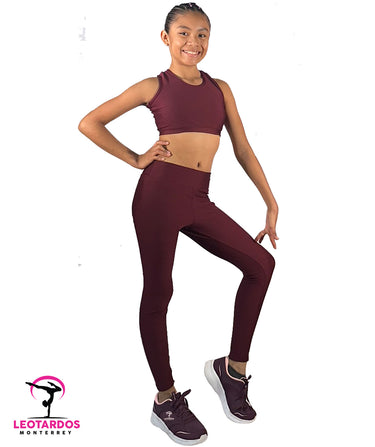 Leggins deportivos Vino - LM012